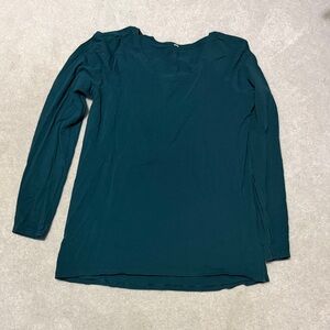 Lululemon Athletica Deep Teal Long Sleeve Top